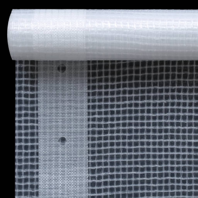 Produktbild för Leno presenning 2 st 260 g/m² 2x3 m vit