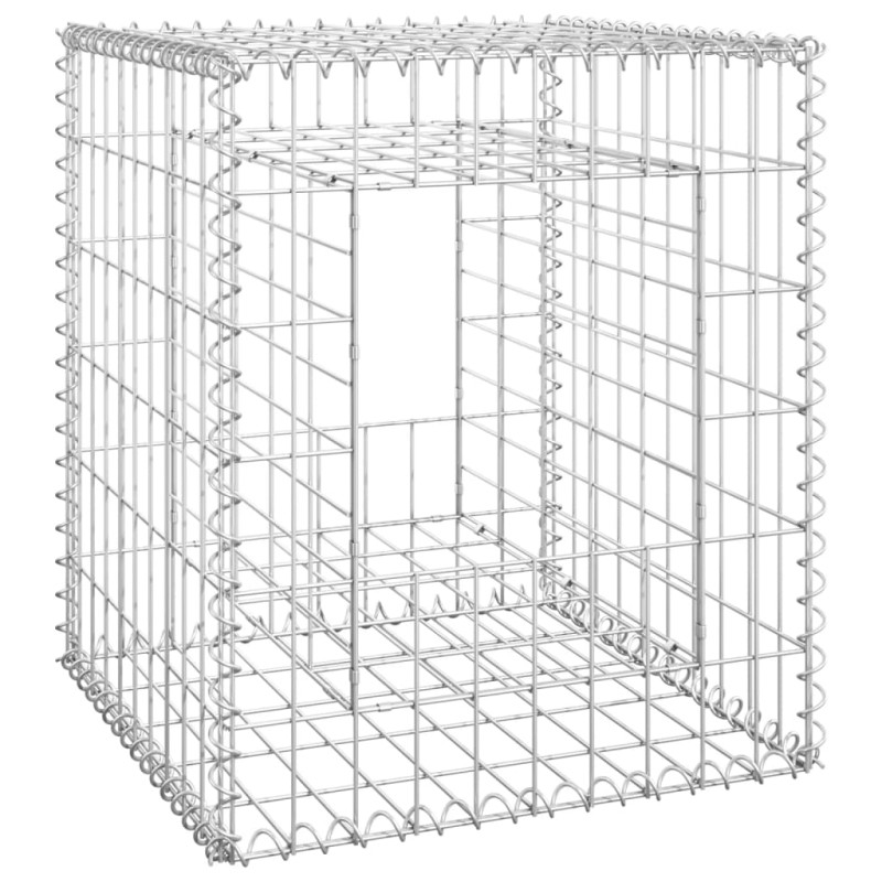 Produktbild för Gabionkorg stolpform 50x50x60 cm järn
