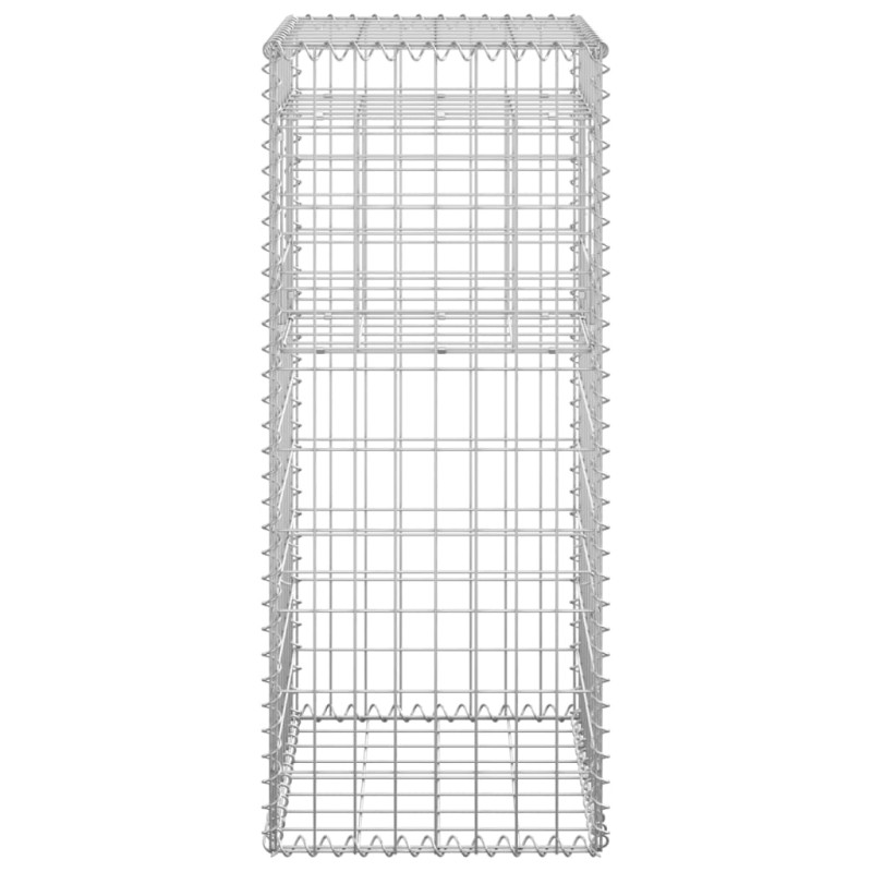 Produktbild för Gabionkorg stolpform 40x40x100 cm järn