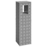 Produktbild för Gabionkorg stolpform 40x40x140 cm järn