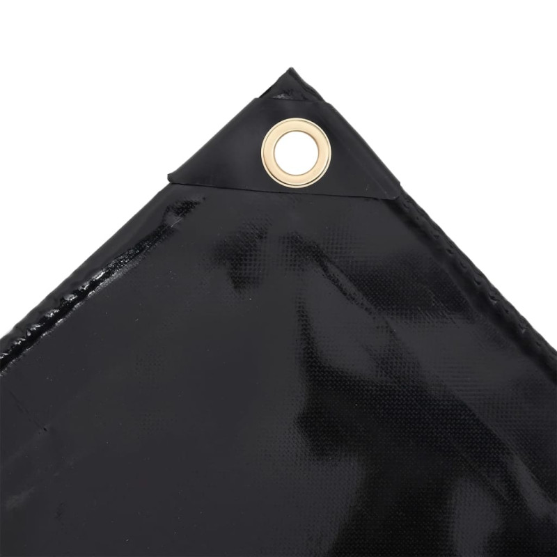 Produktbild för Presenning 650 g/m² 3x5 m svart