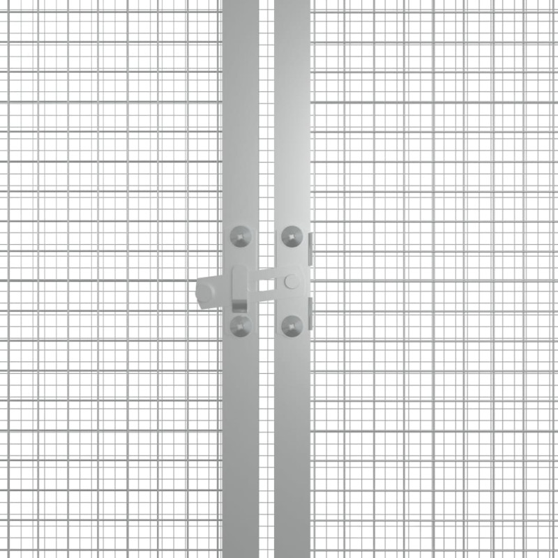 Produktbild för Hönsbur antracit 200x91x100 cm galvaniserat stål