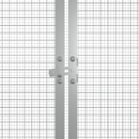 Produktbild för Hönsbur grå 200x91x100 cm galvaniserat stål