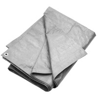 Produktbild för Presenning 180 g/m² 2x3 m grå HDPE