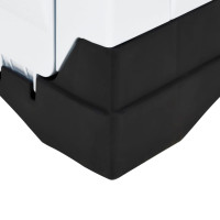 Produktbild för Hundkoja grå 90,5x68x66 cm polypropylen