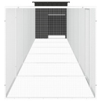 Produktbild för Hönsbur antracit 700x91x100cm galvaniserat stål