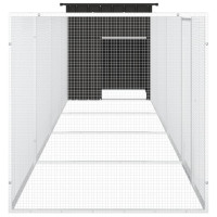 Produktbild för Hönsbur antracit 500x91x100cm galvaniserat stål