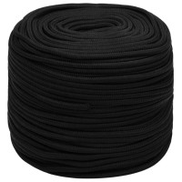 Produktbild för Rep svart 10 mm 50 m polyester