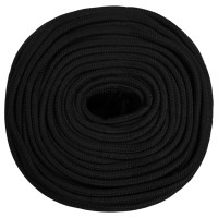 Produktbild för Rep svart 6 mm 100 m polyester