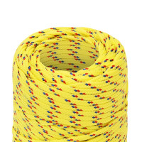 Produktbild för Båtlina gul 2 mm 50 m polypropen