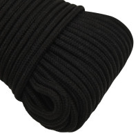 Produktbild för Rep svart 3 mm 25 m polyester