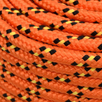 Produktbild för Båtlina orange 6 mm 25 m polypropylen