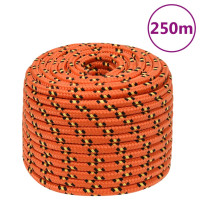 Produktbild för Båtlina orange 14 mm 250 m polypropylen