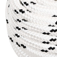 Produktbild för Rep vit 16 mm 100 m polyester