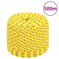Produktbild för Båtlina gul 10 mm 500 m polypropen