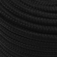 Produktbild för Rep svart 12 mm 100 m polyester