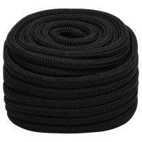 Produktbild för Rep svart 20 mm 100 m polyester