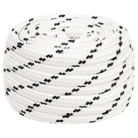 Produktbild för Rep vit 18 mm 100 m polyester