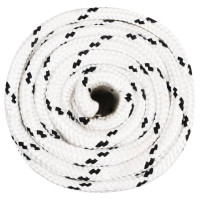 Produktbild för Rep vit 18 mm 100 m polyester