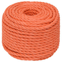 Produktbild för Rep orange 10 mm 25 m polypropylen