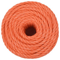 Produktbild för Rep orange 10 mm 25 m polypropylen