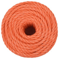 Produktbild för Rep orange 10 mm 50 m polypropylen