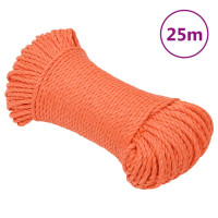 Produktbild för Rep orange 8 mm 25 m polypropylen