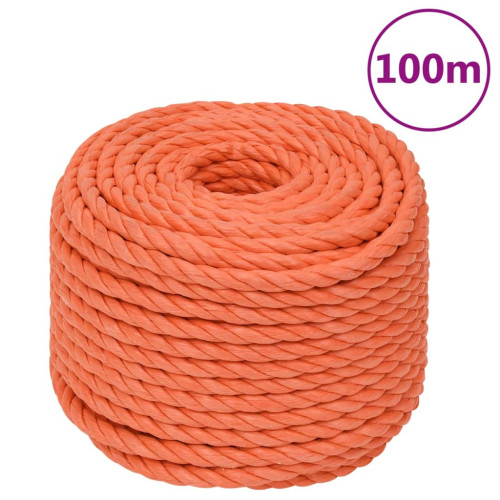 vidaXL Rep orange 24 mm 100 m polypropylen