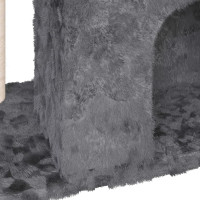 Produktbild för Klösträd med klöspelare sisal mörkgrå 51 cm