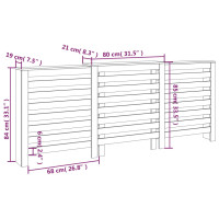 Produktbild för Elementskydd 210x21x85 cm massiv furu