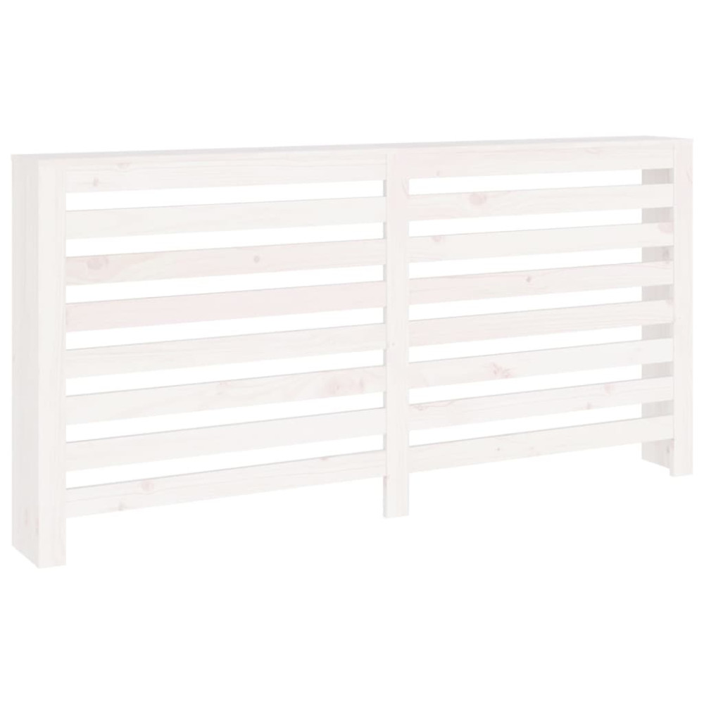 Produktbild för Elementskydd vit 169x19x84 cm massiv furu