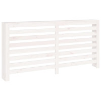 Produktbild för Elementskydd vit 169x19x84 cm massiv furu