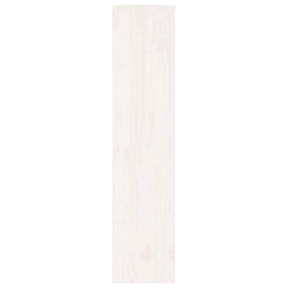 Produktbild för Elementskydd vit 169x19x84 cm massiv furu