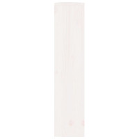 Produktbild för Elementskydd vit 169x19x84 cm massiv furu