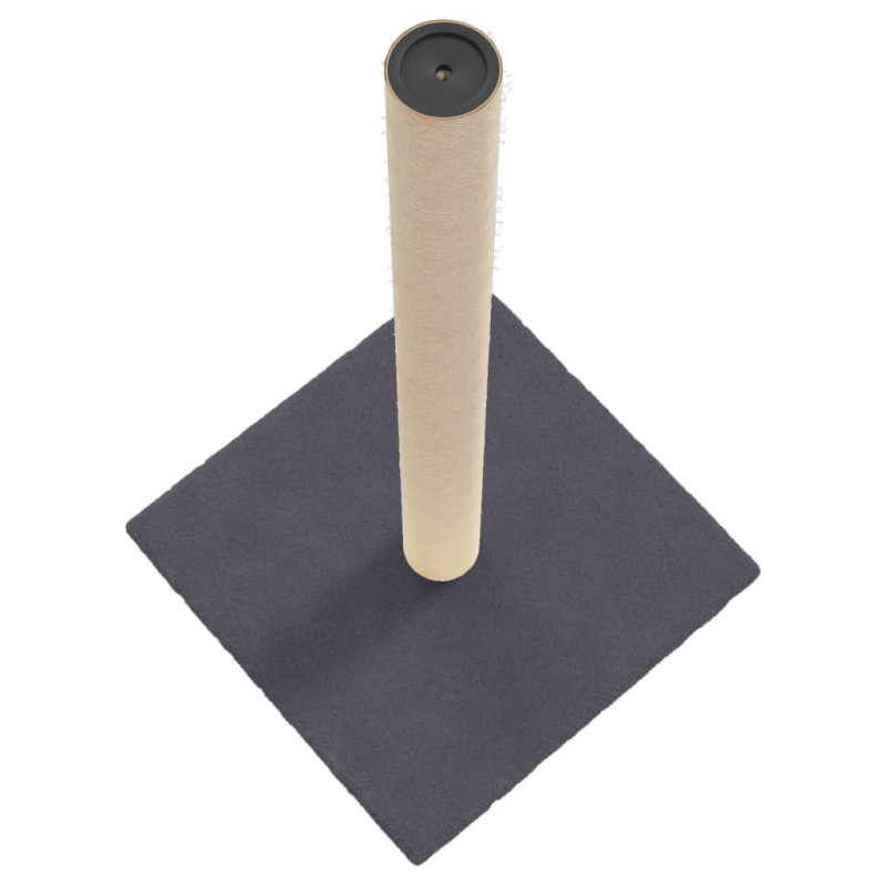 Produktbild för Klöspelare i sisal mörkgrå 35x35x70 cm