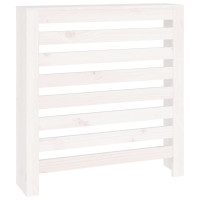 Produktbild för Elementskydd Vit 79,5x19x84 cm massiv furu