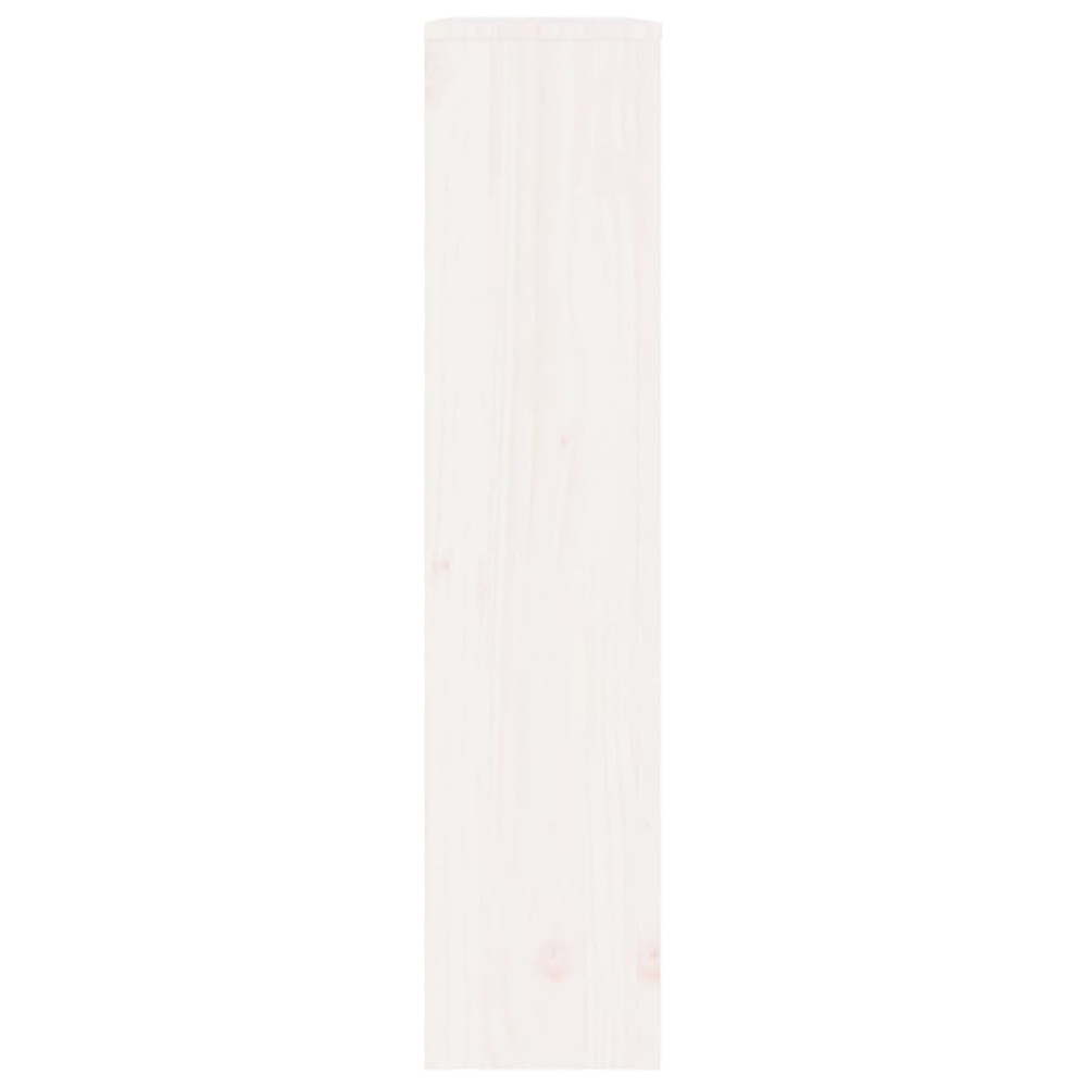 Produktbild för Elementskydd Vit 79,5x19x84 cm massiv furu