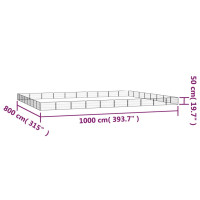 Produktbild för Hundbur 36 paneler svart 100x50 cm pulverlackerat stål