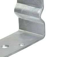 Produktbild för Jordankare 6 st silver 7x6x15 cm galvaniserat stål