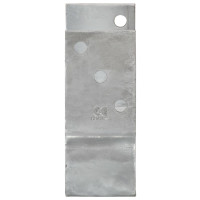 Produktbild för Jordankare 6 st silver 9x6x15 cm galvaniserat stål