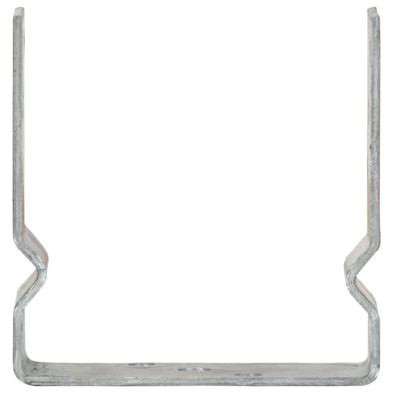 Produktbild för Jordankare 6 st silver 14x6x15 cm galvaniserat stål