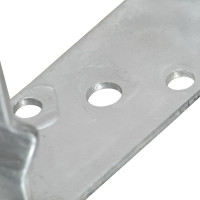 Produktbild för Jordankare 6 st silver 12x6x15 cm galvaniserat stål