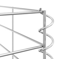 Produktbild för Gabionkorg set 6 st galvaniserad tråd