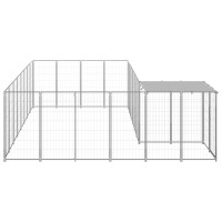 Miniatyr av produktbild för Hundgård silver 10,89 m² stål