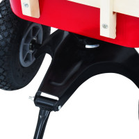 Produktbild för Dragvagn 150 kg röd