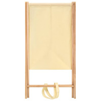 Produktbild för Tvättkorg cedarträ och tyg 42x41x64 cm beige