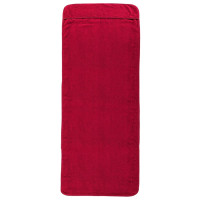 Produktbild för Badhanddukar 6 st vinröd 60x135 cm tyg 400 gsm