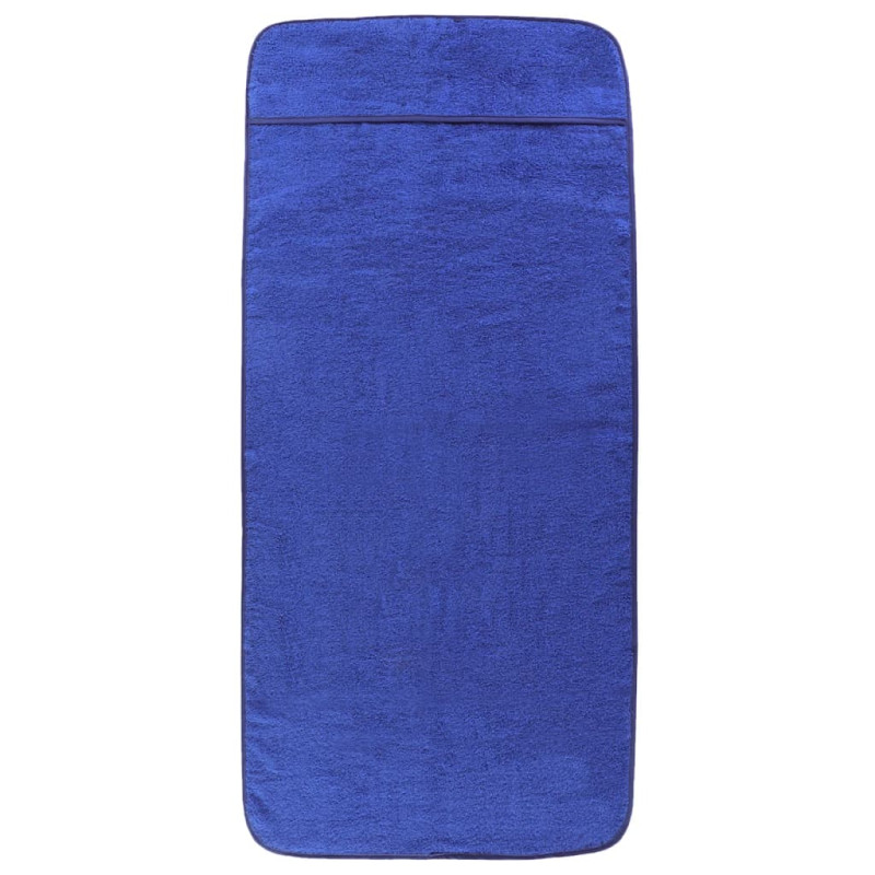 Produktbild för Badhanddukar 6 st kungsblå 60x135 cm tyg 400 gsm