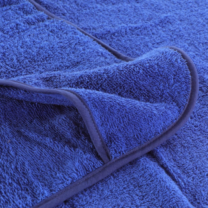 Produktbild för Badhanddukar 6 st kungsblå 60x135 cm tyg 400 gsm