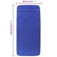 Miniatyr av produktbild för Badhanddukar 6 st kungsblå 60x135 cm tyg 400 gsm